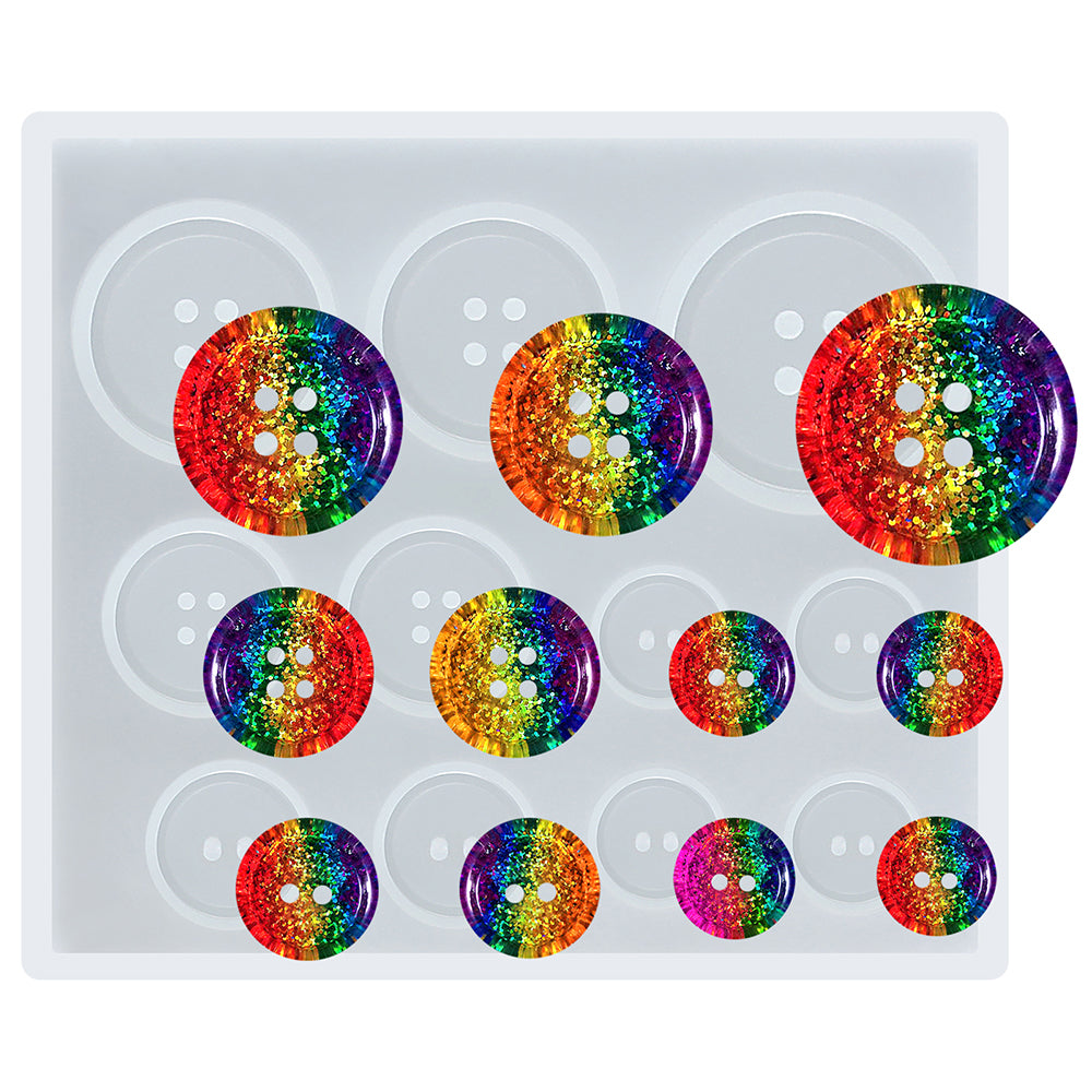 Funshowcase Assorted Sphere Epoxy Resin Mold Set 6-Count