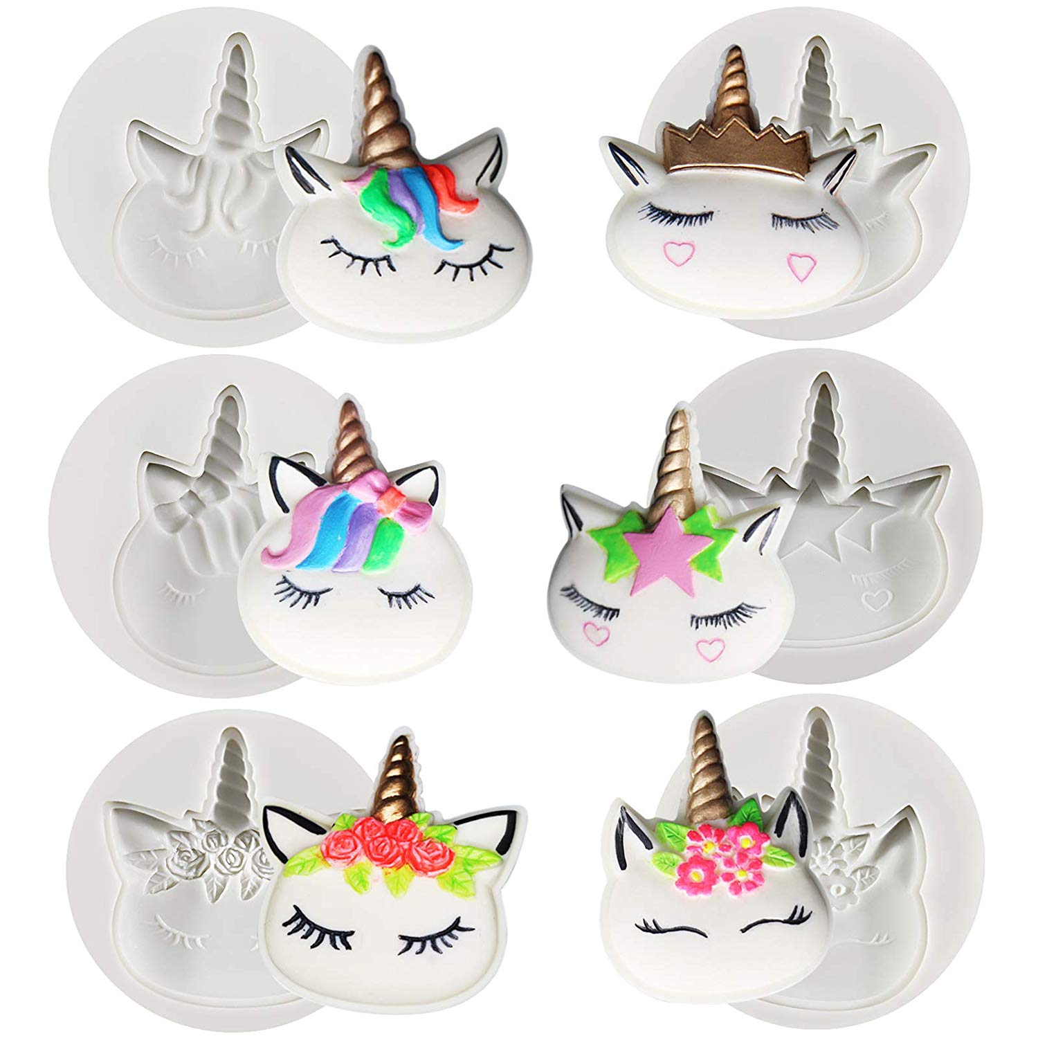 Unicorn Cookie Cutter, Fondant Cutters, Cookie Mold, Polymer Clay Cutters 