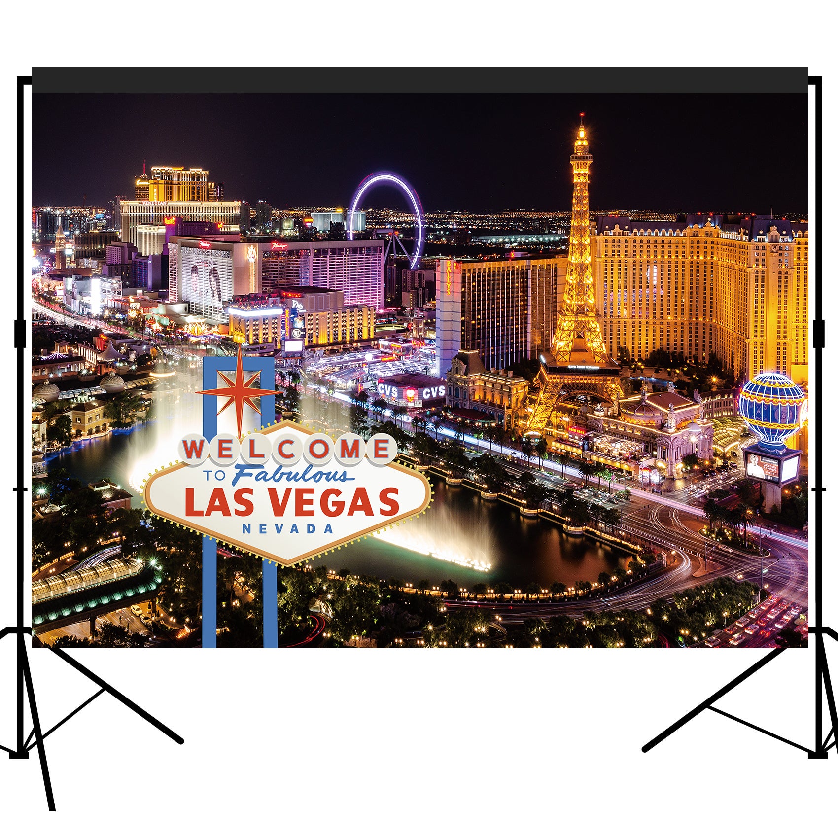 Yeele 7.5x7.5ft Las Vegas Party Round Backdrop Welcome to Las Vegas  Fabulous Casino Night Poker Party Photography Background Gold Luxury Prom  Costume