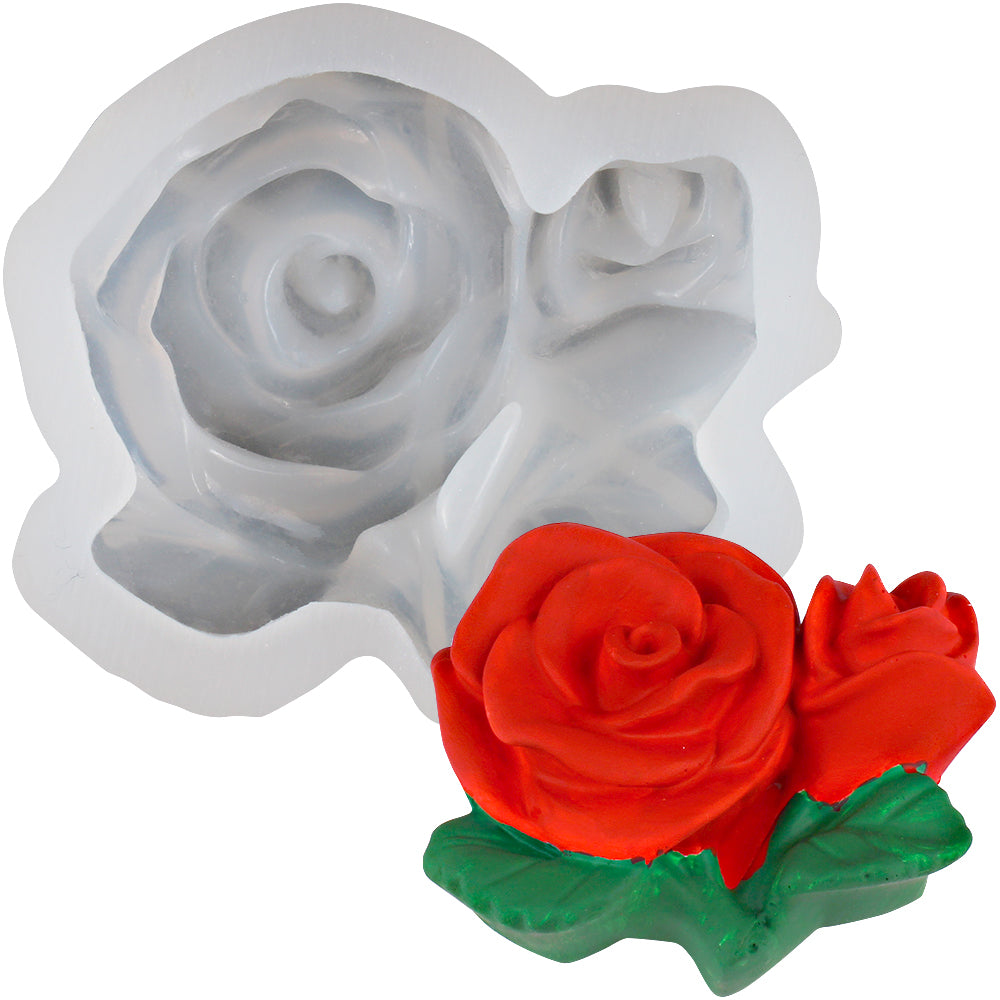 Roses Collection Fondant Mold-rose Flower And Leaves Shapes