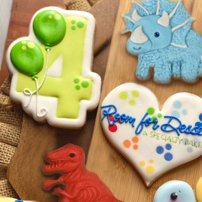 Dinosaur Fondant Silicone Molds 8-Count