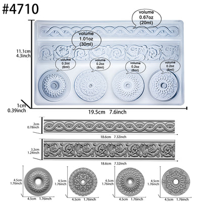 Border and Medallion Mold