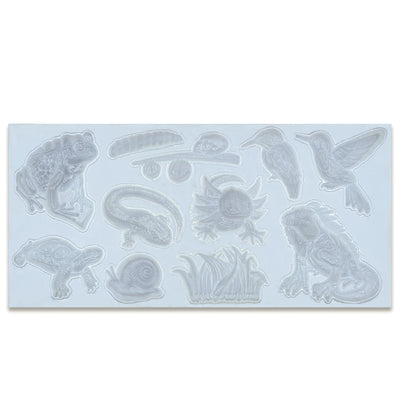 Pond Animals Silicone Mold 7x3-Inch