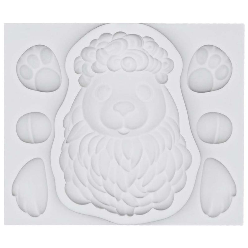 Farm Animal Sheepdog Puppy Silicone Mold 3-Inch Tall