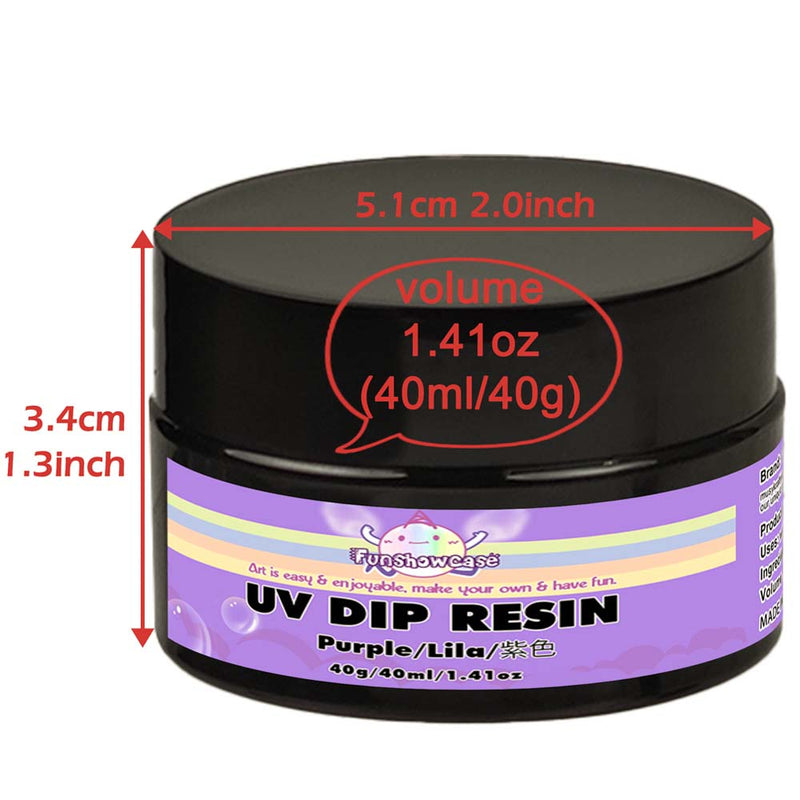 Multicolor UV Dip Resin for Wire Flower