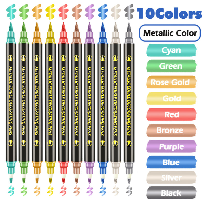 Multicolor Double-sided Edible Markers