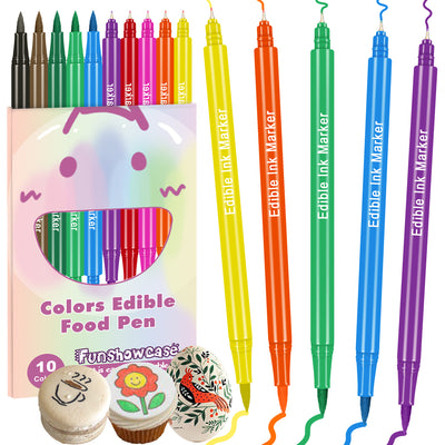 Multicolor Double-sided Edible Markers