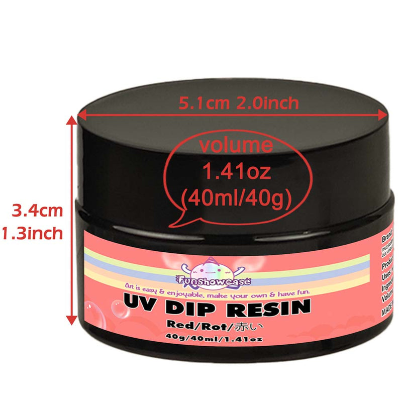 Multicolor UV Dip Resin for Wire Flower