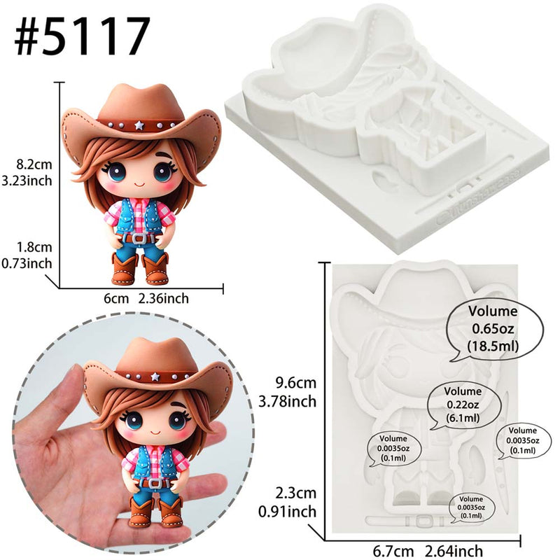 Special Character Cake Topper Molds