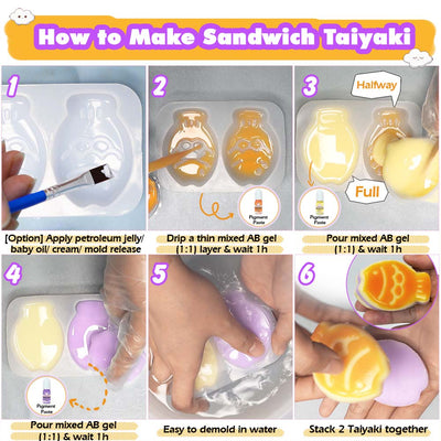 Taba Squishy Taiyaki Making Pack