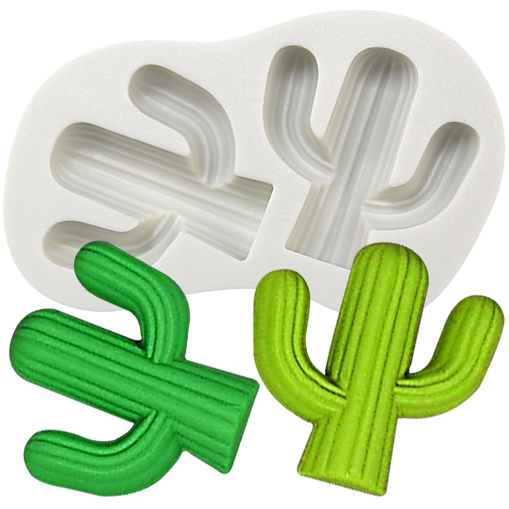 5-Cavity Cactus Silicone Fondant Mold Cacti Sugarcraft Chocolate Candy Mold  Cupcake Cake Decorating Tools Polymer Clay Mold : Amazon.in: Home & Kitchen