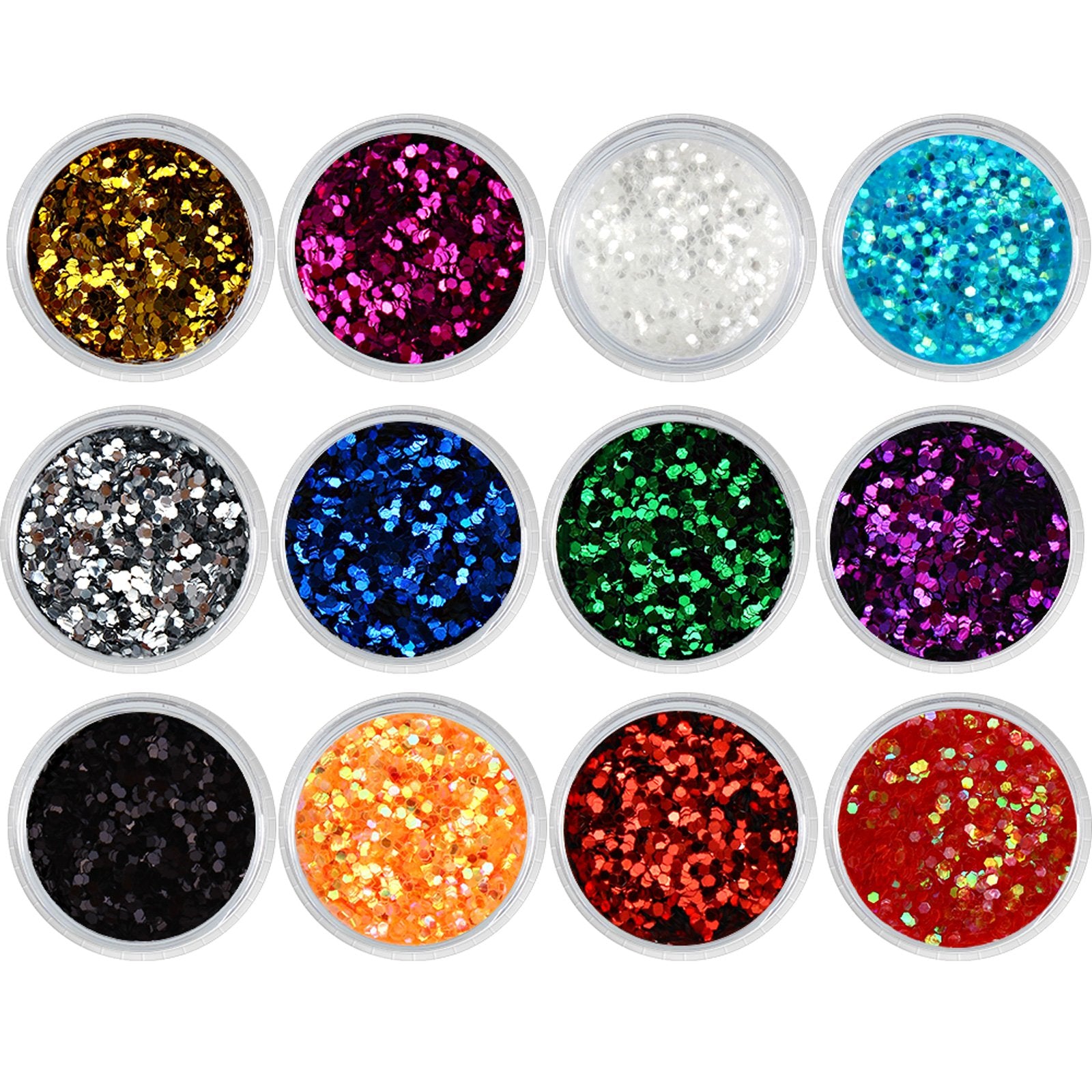 Holographic Chunky Glitter 12-pot – FUNSHOWCASE