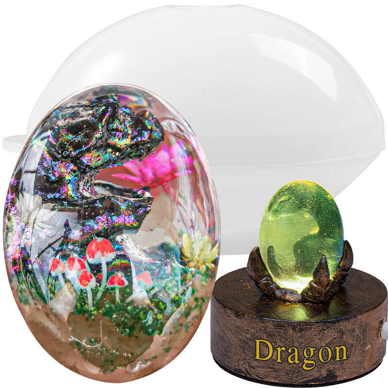Dragon Egg Mold DIY Dinosaur Mold Silicone Mold for Resin Dragon Candle Mold  Easter Egg Mold Dragon Silicone Mold Home Decor
