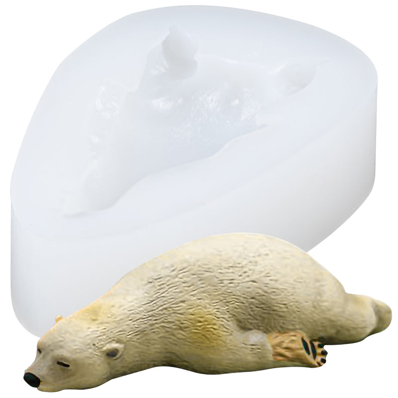 new bear candle mold size resin