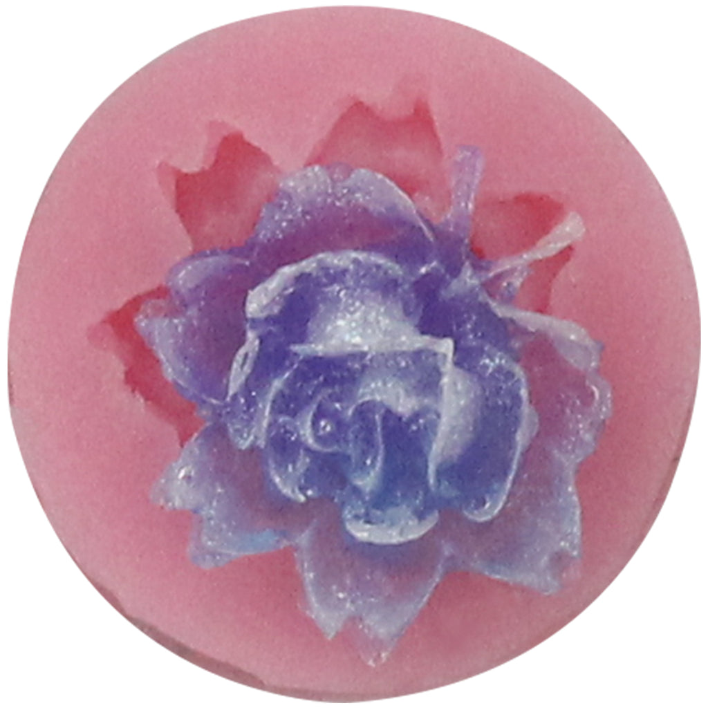 Funshowcase Rose Fondant Silicone Mold 3-Cavity