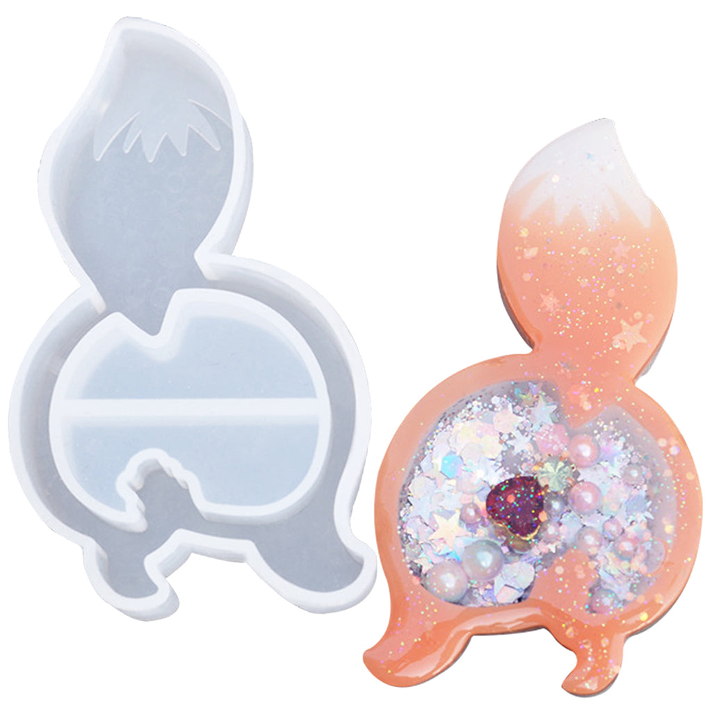 Funshowcase Fox Butt Resin Shaker Silicone Mold